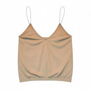 Free People Intimately NWOT Seamless Cropped Cami S/M Nude Tan